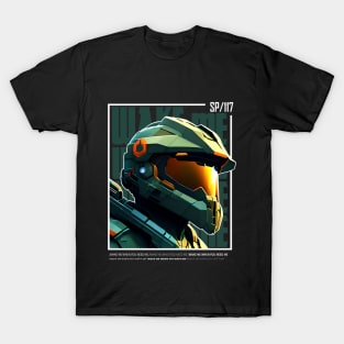 Halo game quotes - Master chief - Spartan 117 - BQ01-v10 T-Shirt